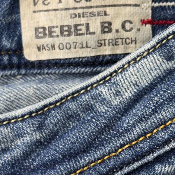 Diesel Bebel B.C Men's Jeans Denim Blue - Size W29 x L34 - Picture 6 of 7